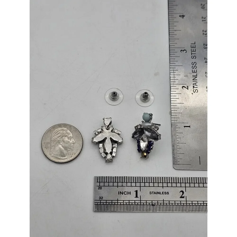 3 pairs VTG Rhinestone Earrings Including Coro - Picture 12 of 16